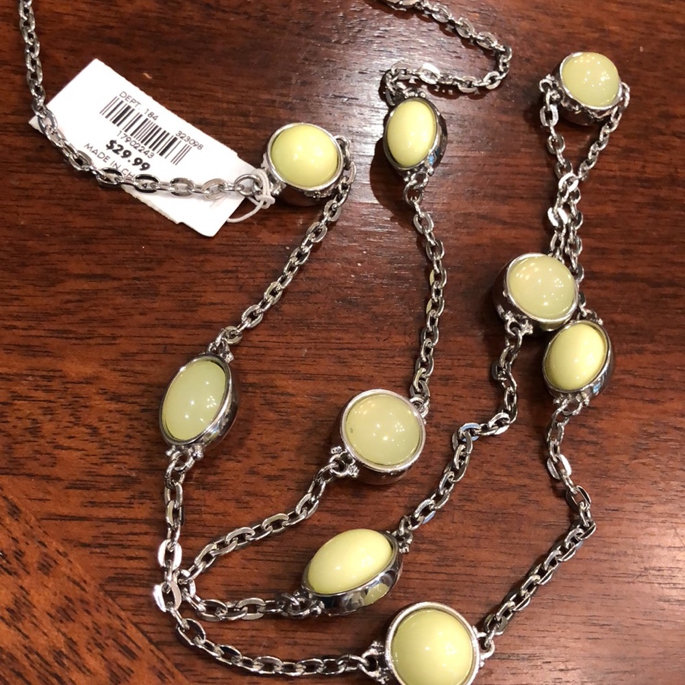 Loft Mixed Bead Necklace. NEW